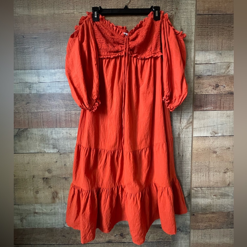 100% Cotton Showpo Cottage Dress | Festive and Flattering | Size 8
